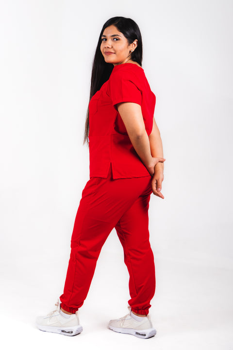 Addison rojo dama