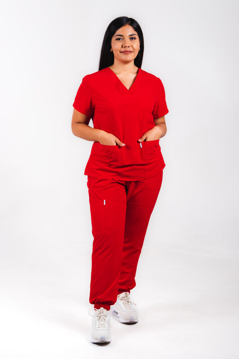 Addison rojo dama