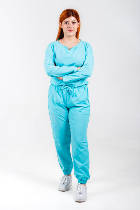 winter menta dama talla CHICA largo 90