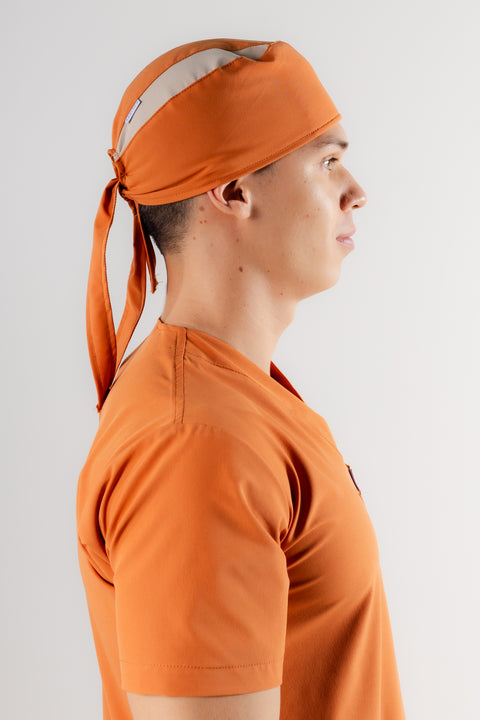 Gorro clásico terracota-arena