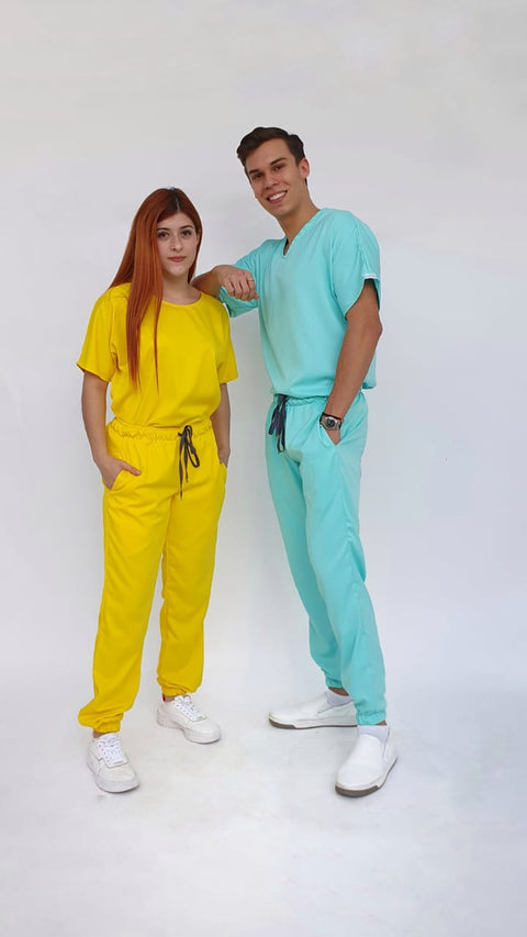jener amarillo dama talla MEDIANA